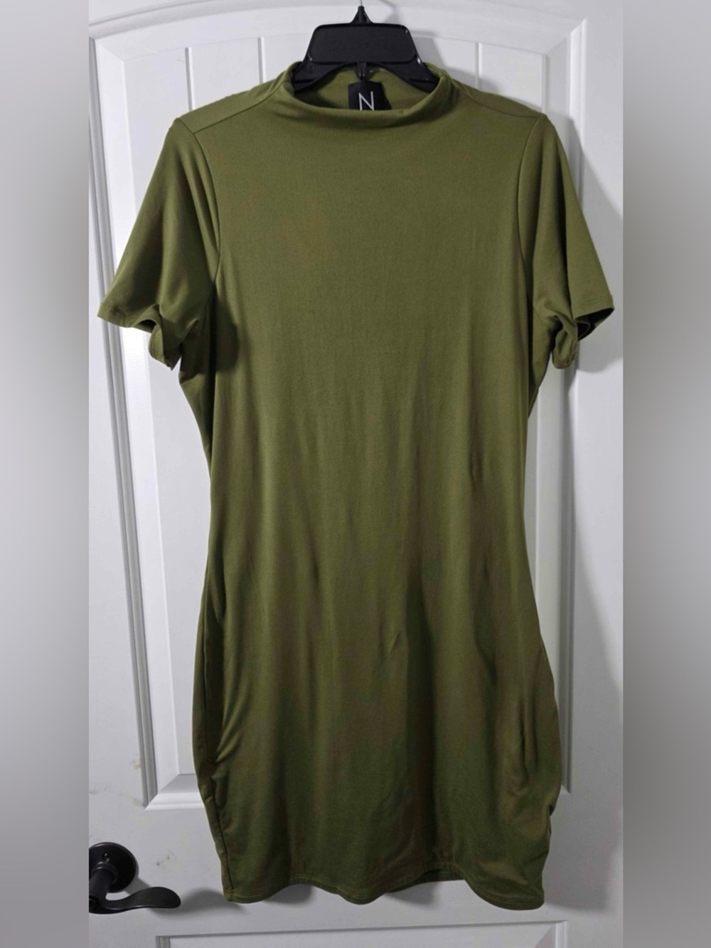 Naked Wardrobe Olive Green Women’s Dress